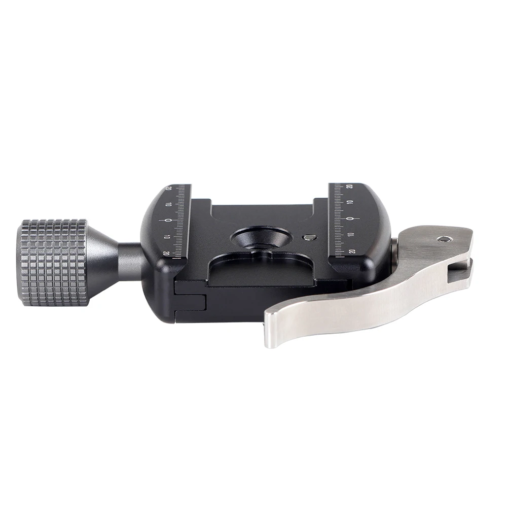 FITTEST 50mm Screw/Lever Combo Clamp for 38-39mm RRS ARCA-SWISS SUNWAYFOTO BENRO LEOFOTO Camera Tripod Plate Quick Mount