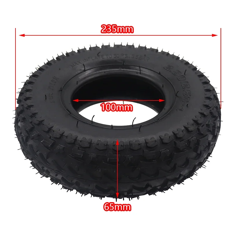 9 Inch 2.80/2.50-4 Pneumatic Tire Inner Tube Outer Tyre ,Suitable for Electric Scooter ATV Elderly  Accessories