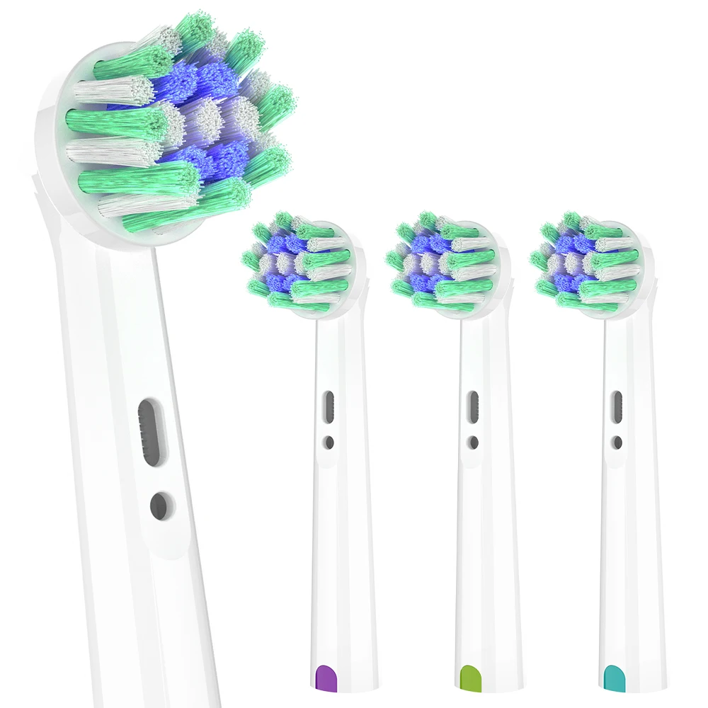 

4 12, 20 шт. насадки для щеток с перекрестной щетиной, совместимые с электрической зубной щеткой Oral B, сменная насадка для зубной щетки для Pro 1000, 100