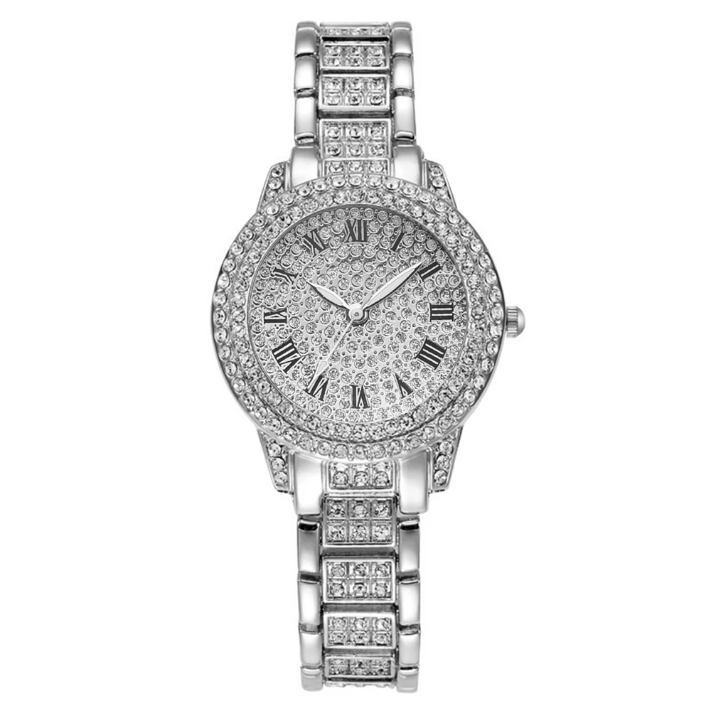 2023 Luxury Watches Women Diamond Rhinestone Fashion Elegant Wristwatch Quartz Watch Ladies Clock For Girl Relogio Feminino