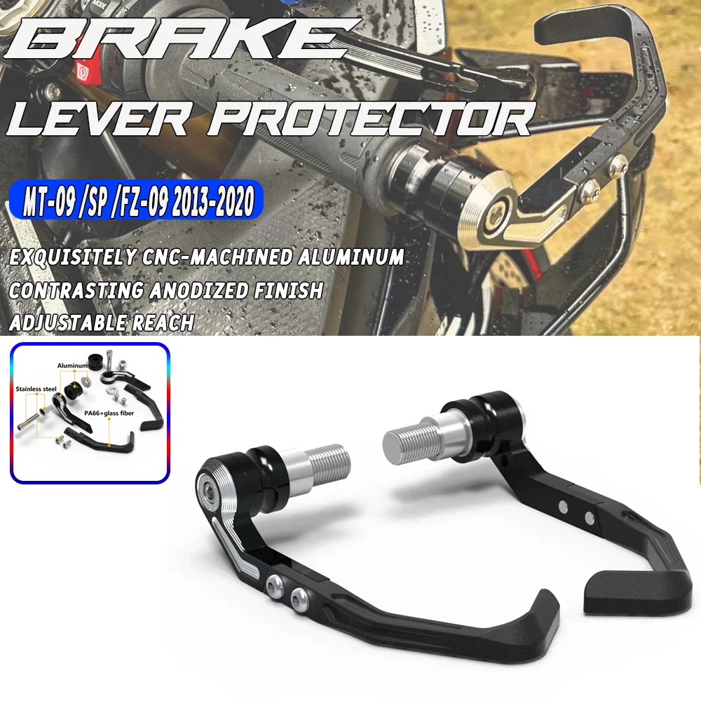 

For yamaha MT-09 MT-09 SP FZ-09 2013-2020 2019 2018 2017 Levers Guard Brake Clutch Handlebar Protector CNC Motorcycle Bow Guard