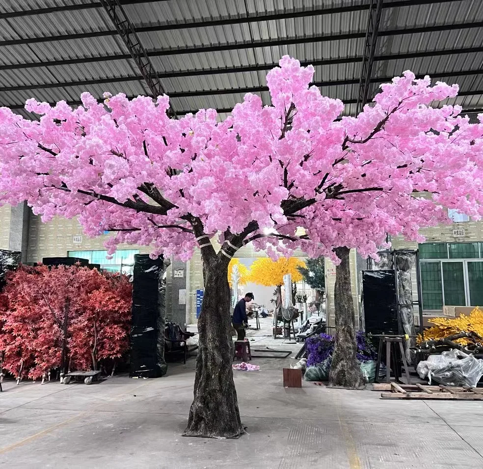Large Flower Tree Artificial Cherry Blossom Tree for Decor