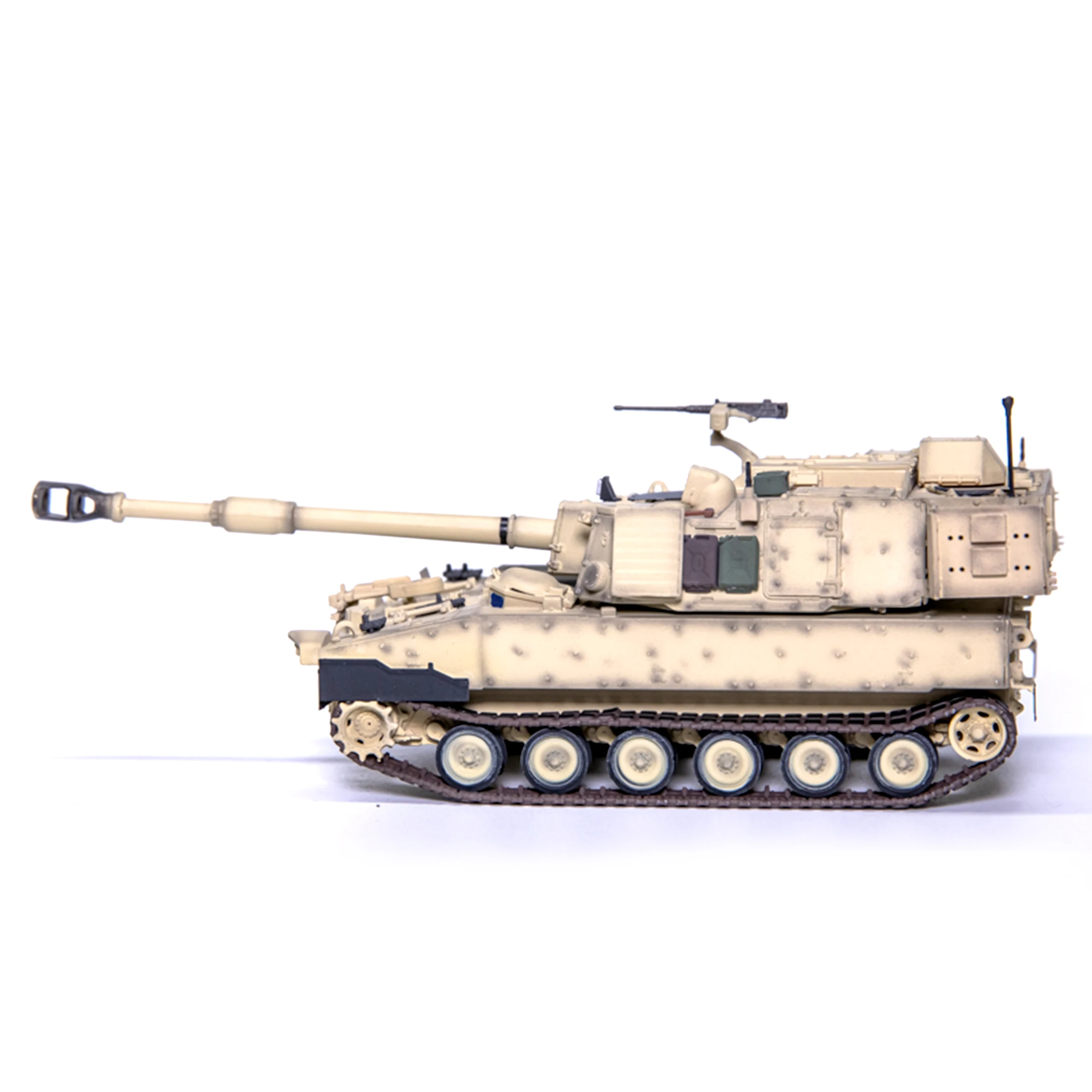 1: 72 T-M US M109A7 self-propelled tank model 155mm desert coating Finished static collection model