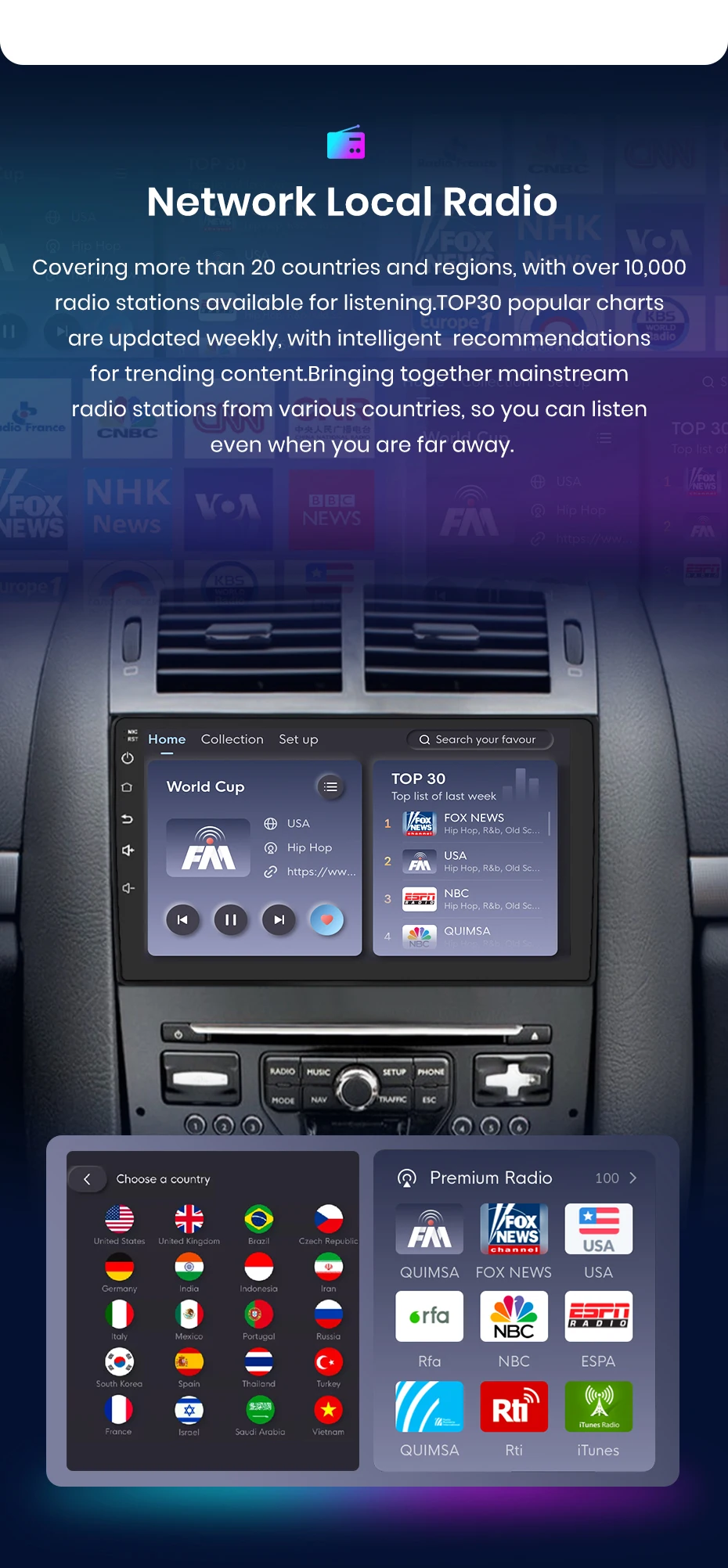 Junsun Kabelloses CarPlay Android Auto Autoradio für Peugeot 407 2004-2011 2 DIN Multimedia-Stereoanlage mit Eingebautem Kühlventilator GPS-Navigation SWC Bluetooth FM RDS DSP IPS-Bildschirm Auto-Intelligentes System 4G WiFi 8-Kern Plug&Play Haupteinheit – Detail 13
