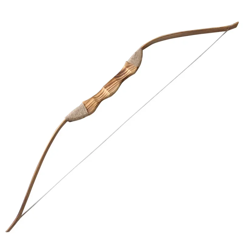 Traditional Wooden Bow 39 inches Children's Bow and Arrow with Soft Arrows and Quiver for Beginners Kids Youth Archery Training