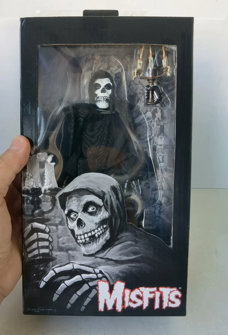 Klassische Musik Rock Punk Band Fiend Skeleton Weihnachten Santa Claus Stil Neca Action Figur Modell Spielzeug Original Sammeln