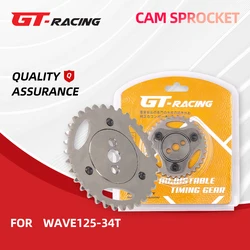 CAM Sprocket WAVE125 Wave 125 W125 RACING 34T Motorcycles Modified For HONDA OEM TIMING GEAR CAM Sprocket