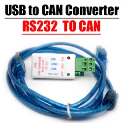 USB to CAN Bus Converter Adapter serial port TO CAN / RS232 232 TO CAN communicate analysis With TVS surge protection