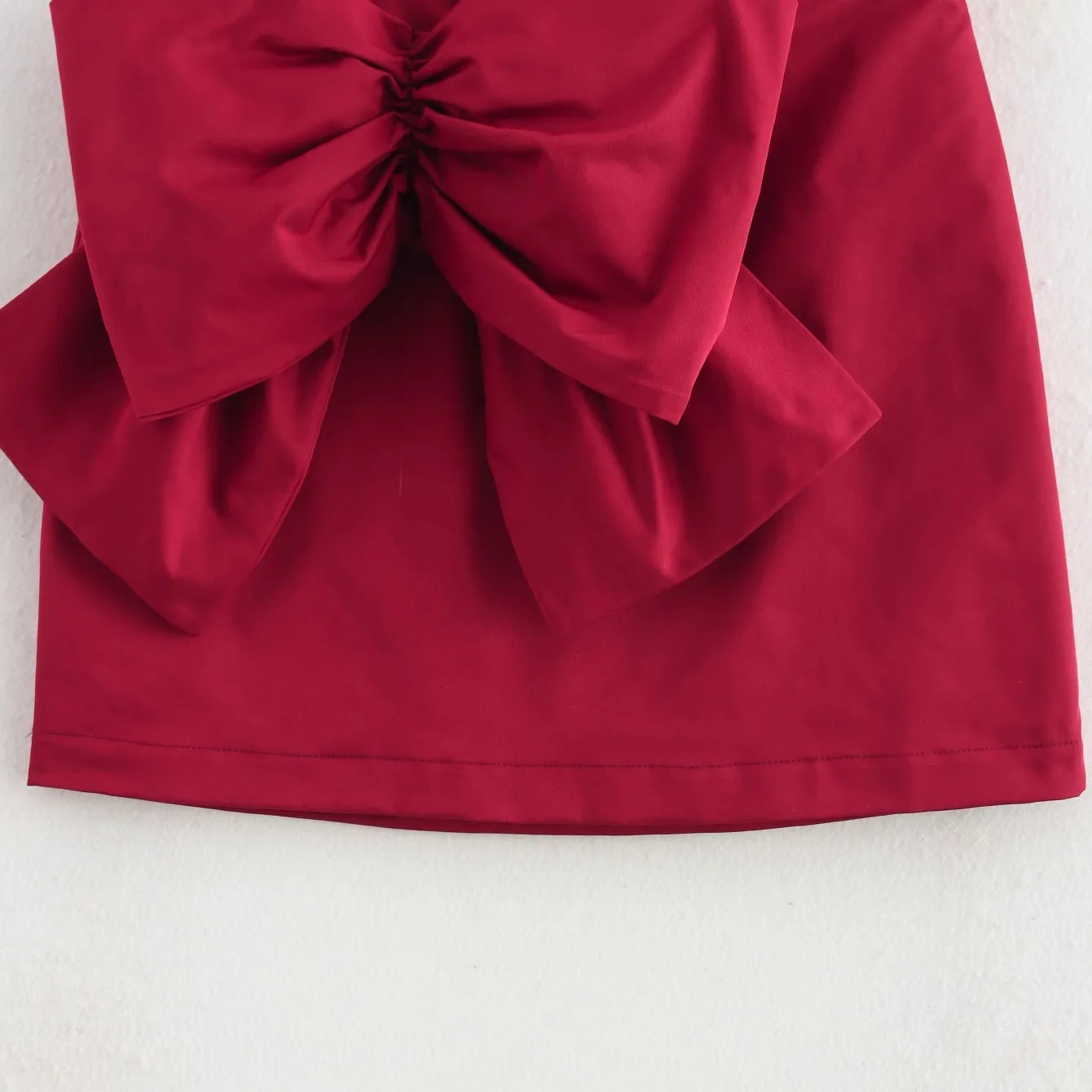 Falda de Línea A de Cintura Alta con Diseño de Lazo de Mariposa, Estilo Casual y Moderno para Mujer, Nueva Colección de Otoño...