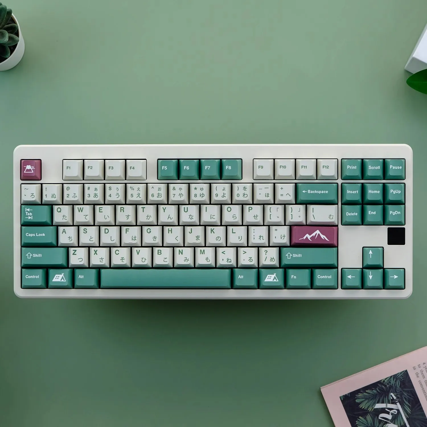 1 Set GMK Camping Key Caps For MX Switch Mechanical Keyboard PBT 5 Sides Dye Subbed Cherry Profile Keycap For 64 68 84 FILCO