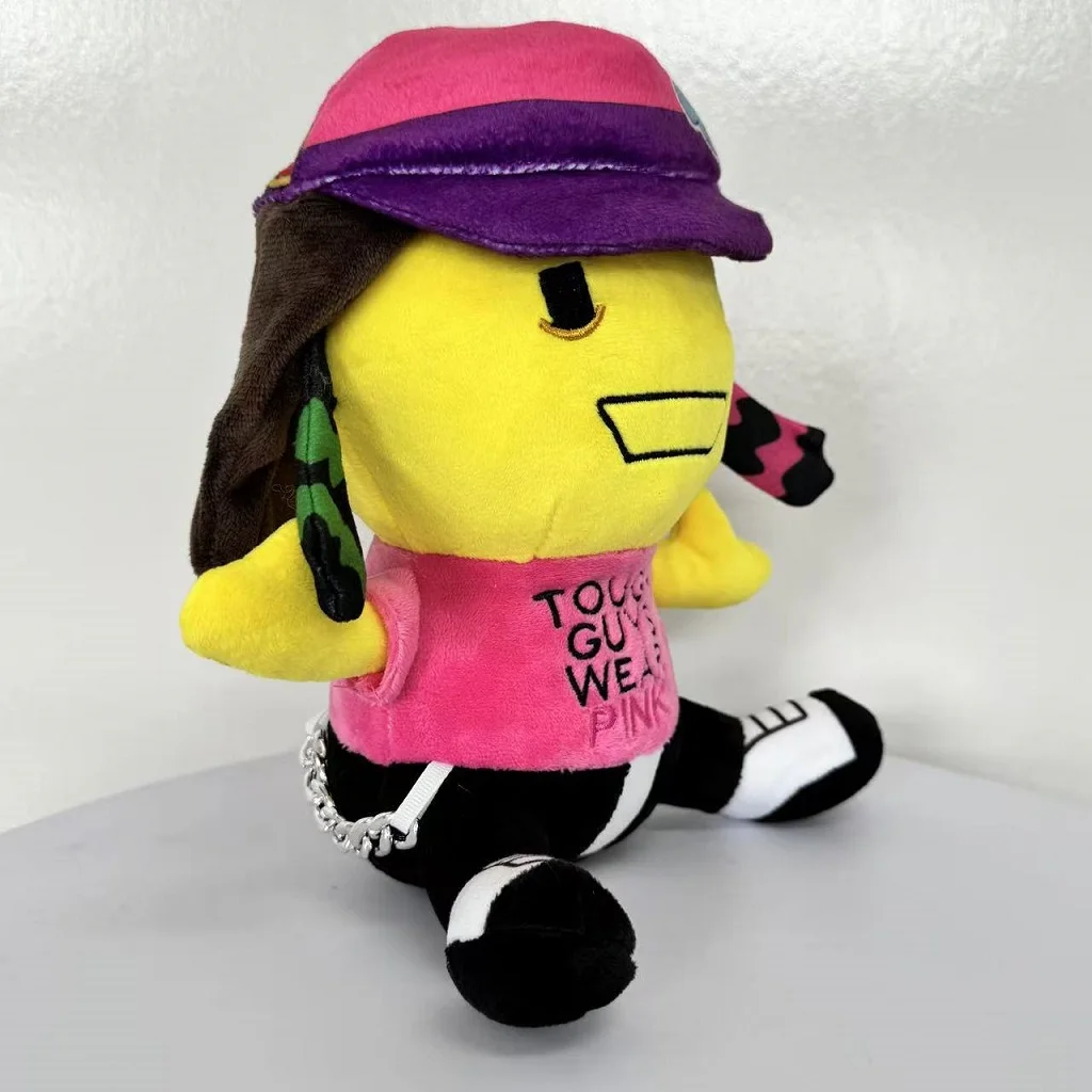 New Anime Tough Guys Wear Pink Infected Plush Toy Regretevator Plush Lampert Plushie Game Peripheral Stuffed Doll Birthday Gifts