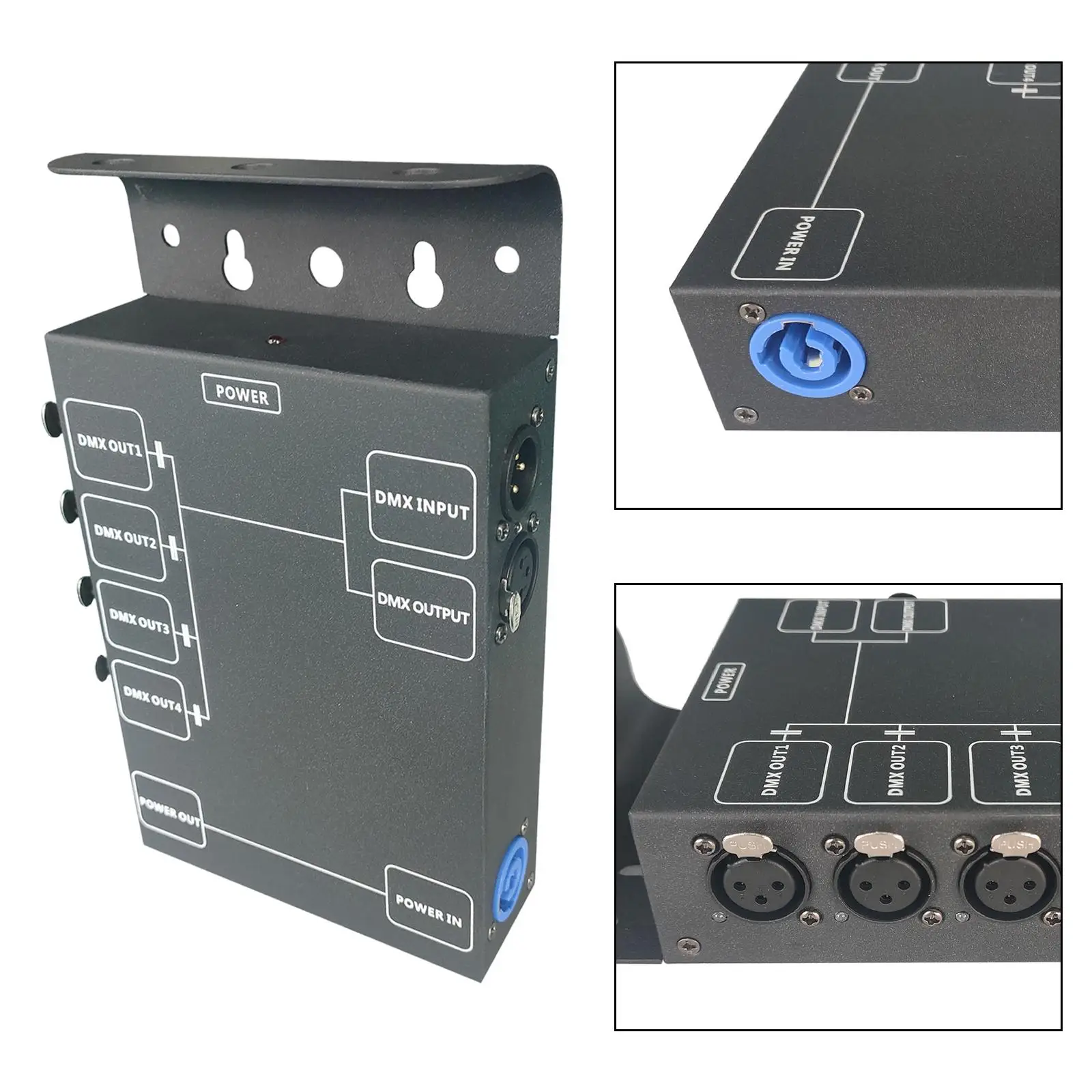 

Dmx512 Amplifier Professional Light Hook Installation Equipment Heavy Dute Signal Boosts Photoelectric Isolated Signal Splitter