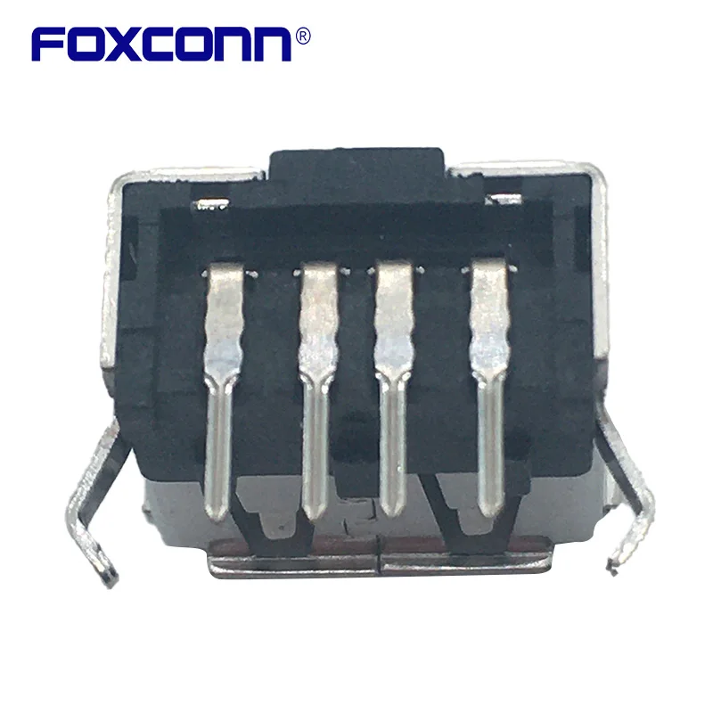 Foxconn UB11123-4HKE-4H 90 graus r/a usb2.0 matrizes conector original