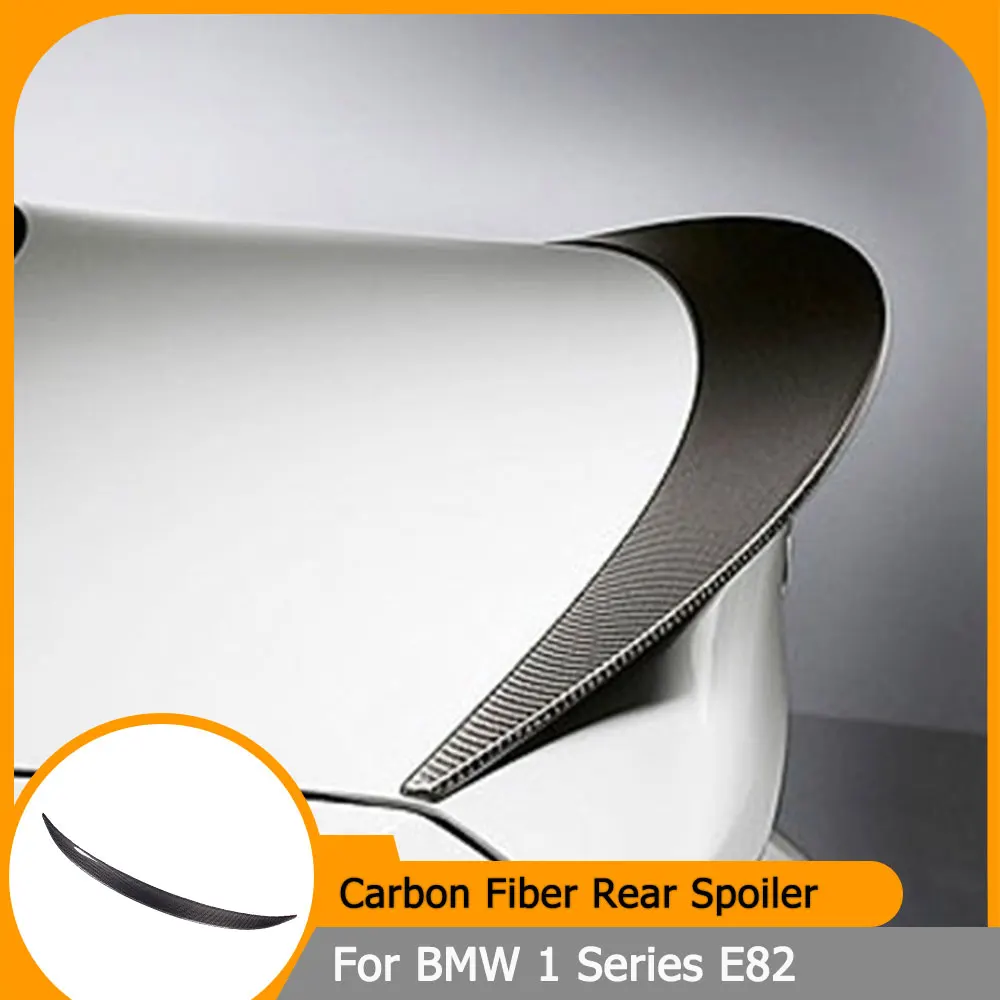 

Car Rear Spoiler Wing For BMW 1 Series E82 Coupe 2011-2017 Rear Trunk Spoiler Boot Lip Spoiler Wing Carbon Fiber