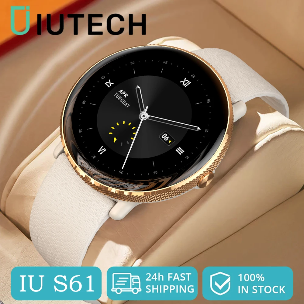 

IUTECH S61 Men Women Smart Watch 1.43 inch AMOLED Bluetooth Calling Watch Heart Rate Music Weather Sport Watches Smarthwhatch