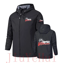 Motorcycle V-Strom DL 650 Motorsport Team Logo Zipper Windproof Male F1 Waterproof Jacket Mens Clothing Outerwear