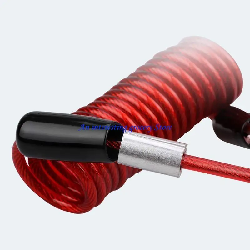 

652D Anti-Theft Safety Steel Wire Rope Spring Cable Padlock Cable Lock Cable