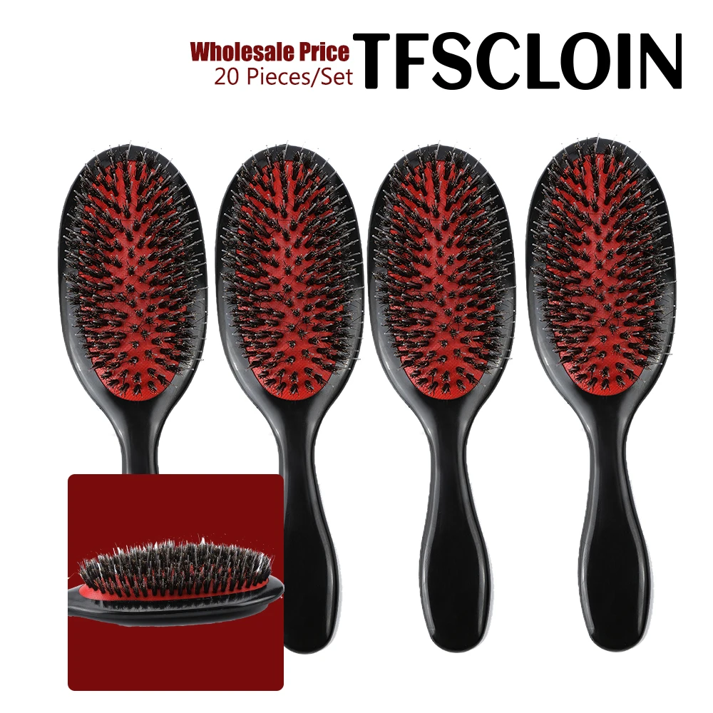 

Hair Scalp Massage Comb Bristle Nylon Hairbrush Wet Curly Detangle Anti-Static Hair Brush Professional Salon Hairdressing Style