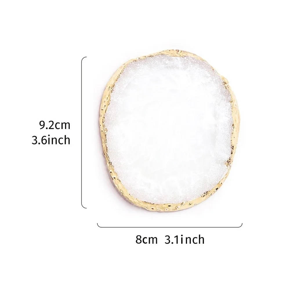 

НОВЫЙ Поднос для украшений из смолы для женщин, с узором под агат, креативная подставка для серег, уникальная изысканная тарелка для украшений, реквизит для фотосъемки