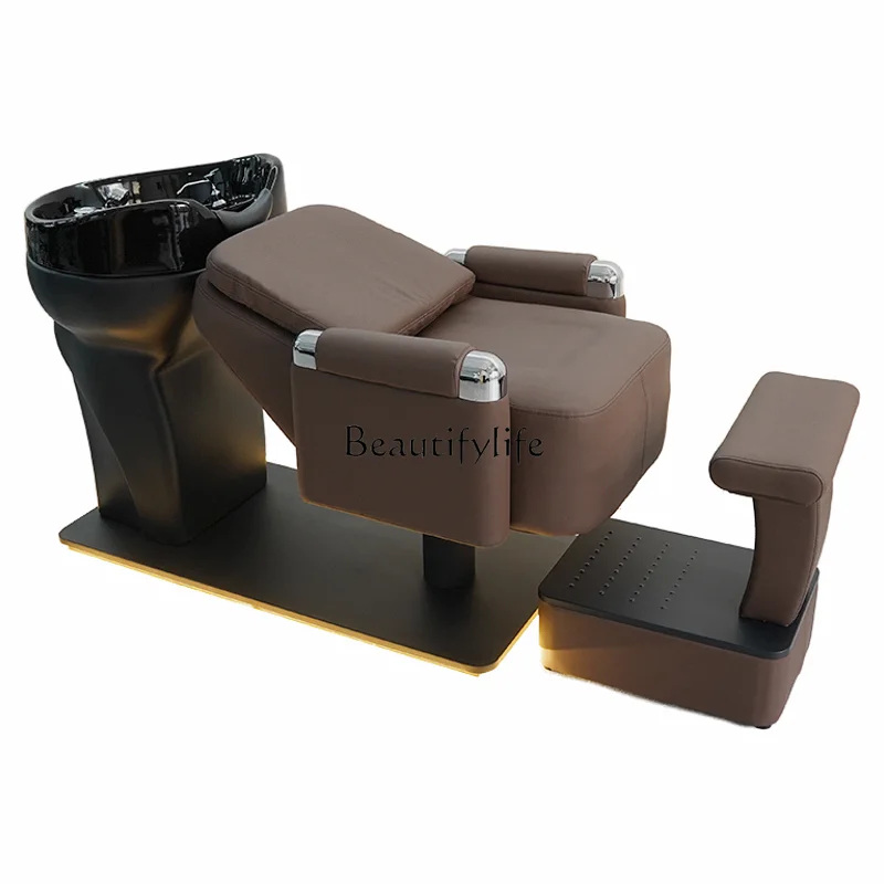

Shampoo Bed for Hair Salon and Barber Shop, Simple Ceramic Full-Lying Retro Design