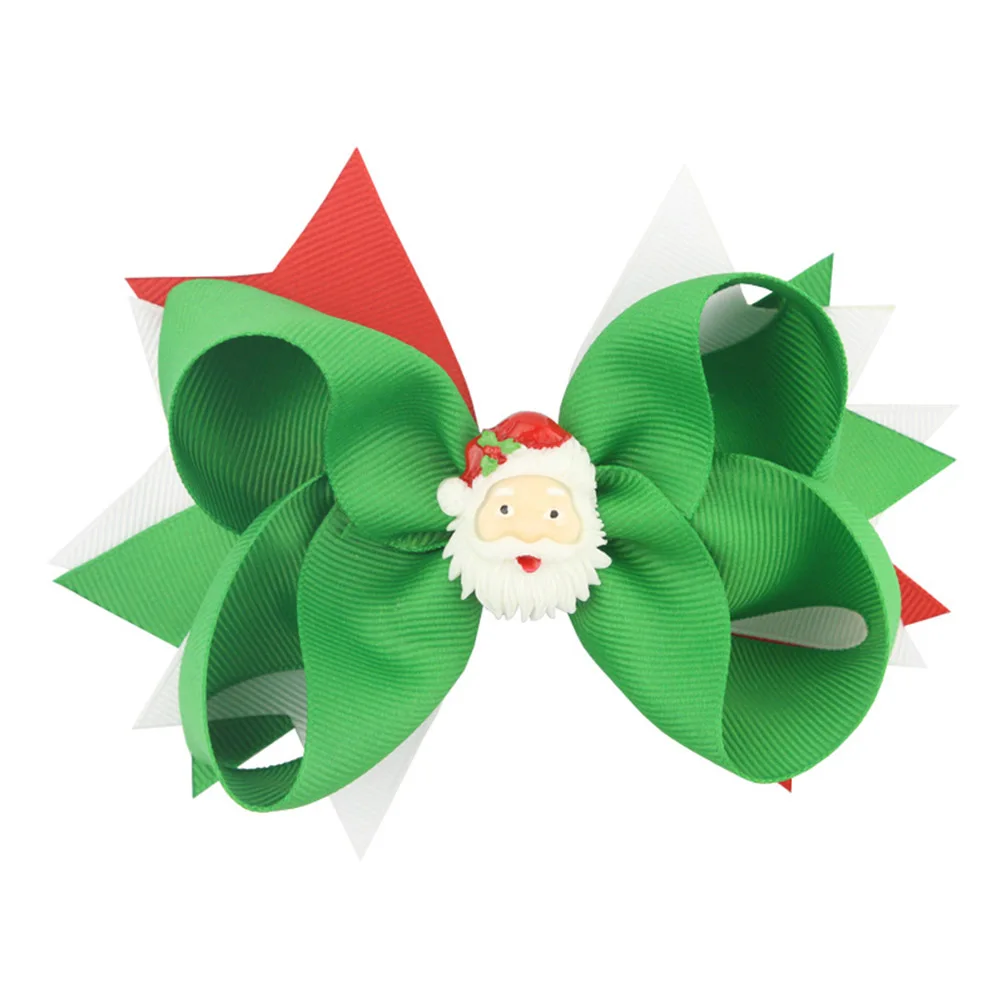 

6 Pcs Bow Hairpin Christmas Barrettes Bows Kids Clips Girls Accessories for Bowknot European and American