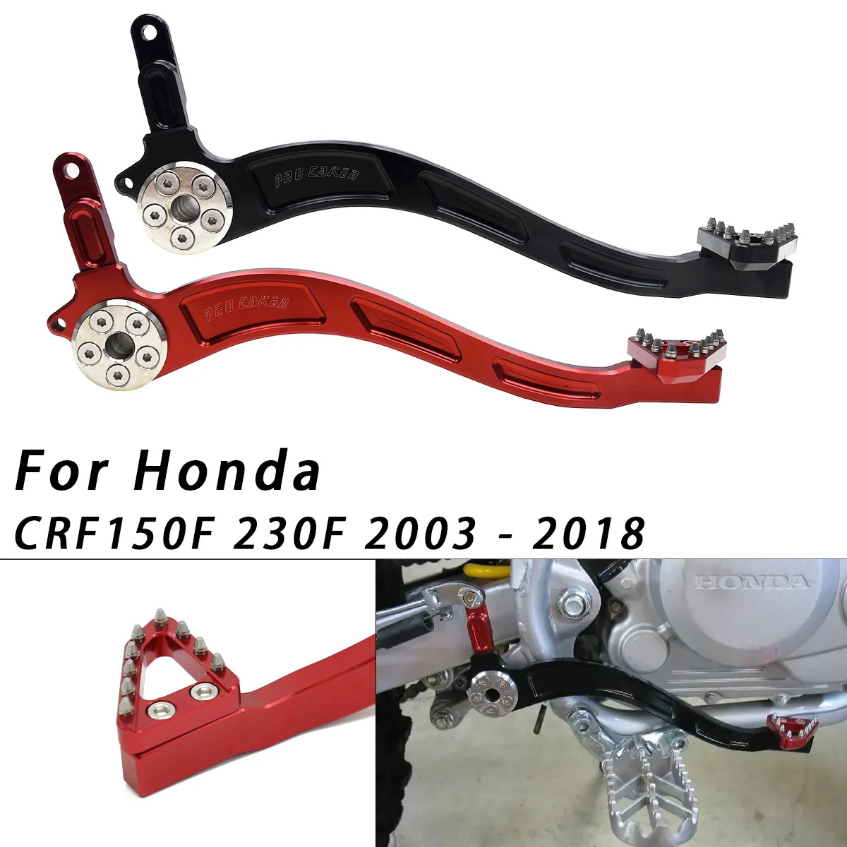 

For Honda CRF150F CRF230F 2003-2020 Enduro Dirt Pit Bike Motorcycle modification accessories Rear Brake Pedal Lever