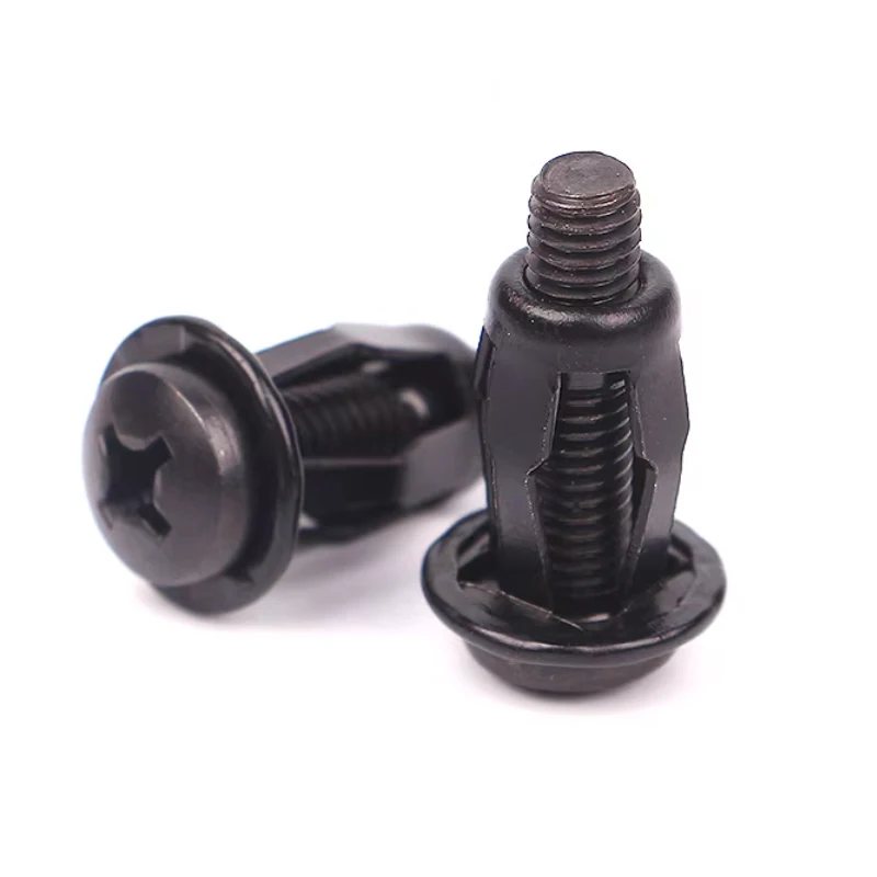 20/40/50/60pcs M4 M5 M6 M8 Petal Shape Rivet Nut Screw Bolt Expansion Metal Rivetnut Panel License Plate Clamp Lock Jack Nuts