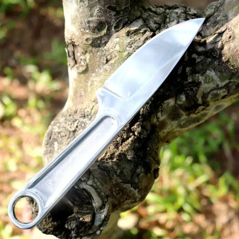 

Инструмент для выживания на открытом воздухе, прямой нож, многофункциональный нож из нержавеющей стали, подходит для кемпинга, рыбалки, ножей с ножнами