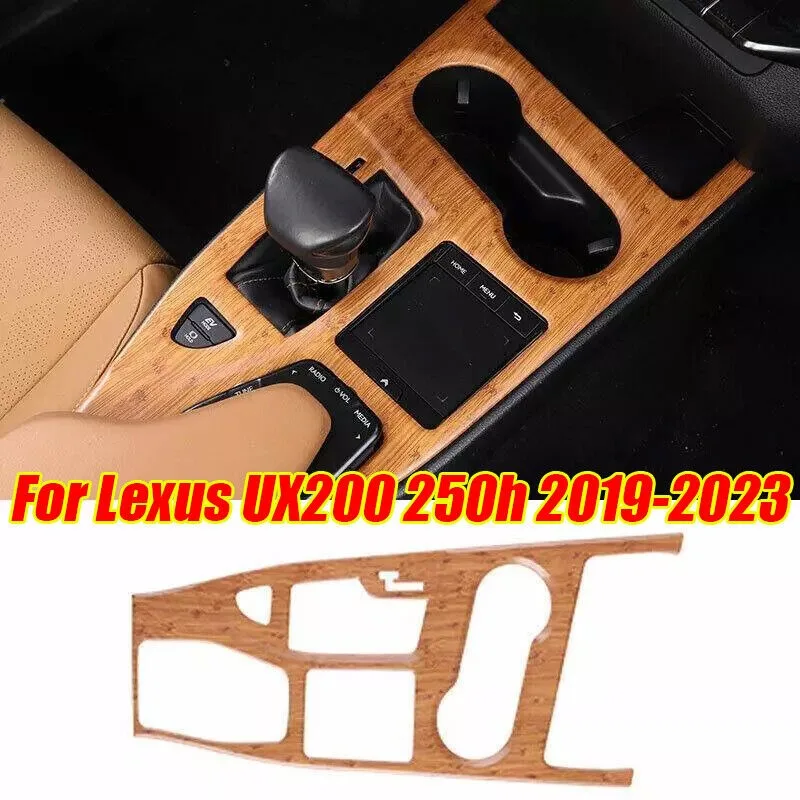 

For Lexus UX200 250h 2019-2023 Wood Grain Inner Gear Shift Box Panel Cover 1pc