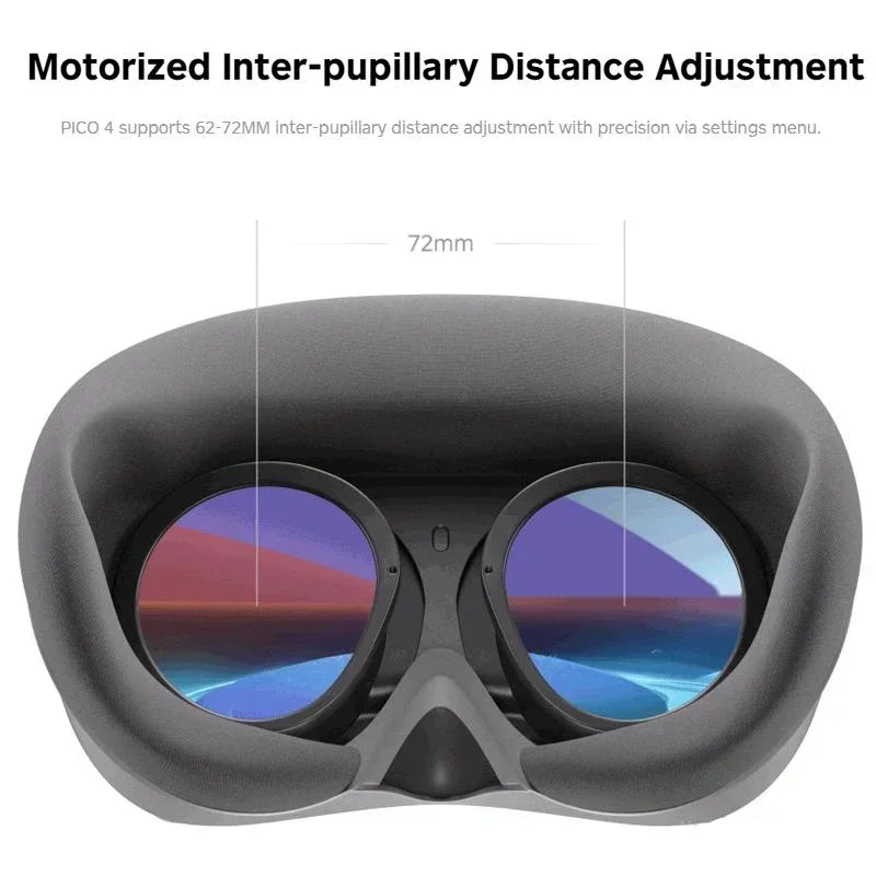 Pico 4 Pro VR Glasses All-in-One (8+512G) 3D 4K Display VR Headset Steam Eye Tracking Facial VR Virtual Reality Metaverse Games