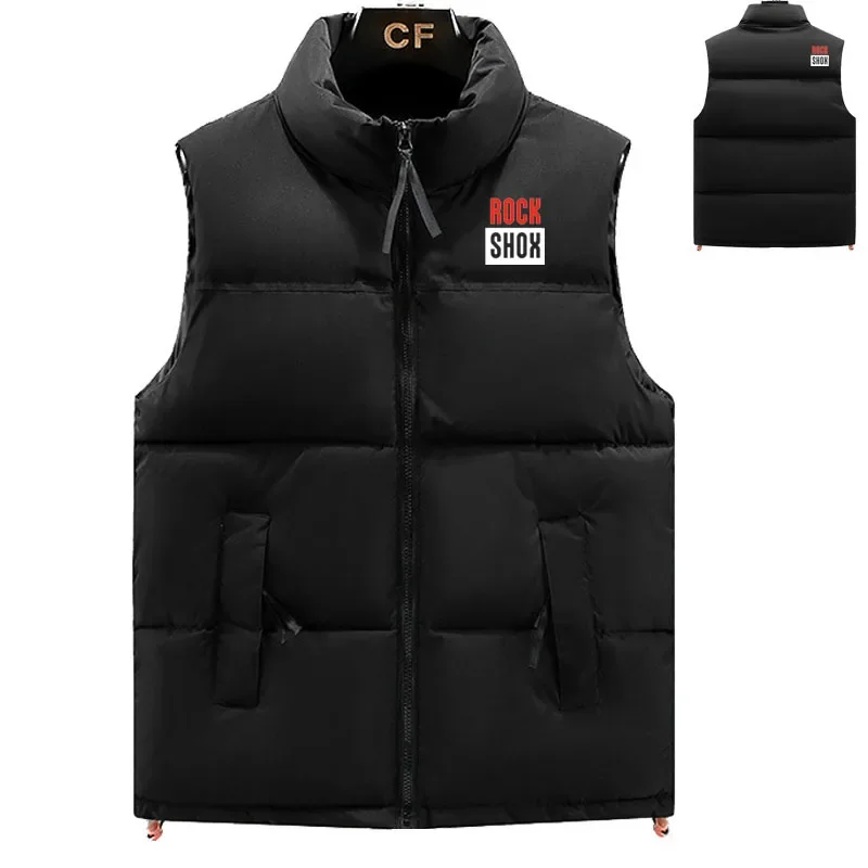 Rock Shox verdicken Herren Baumwoll jacke Hip Hop Street ärmellose Herren Daunen jacke Winter mode verdicken Herren bekleidung