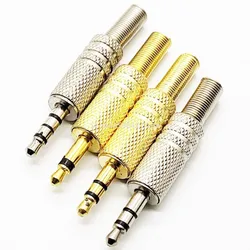 1pc Replacement 3.5mm 2/3/4 Pole Male Repair Headphones Audio Jack Plug Connector Soldering for Most Earphone Jack