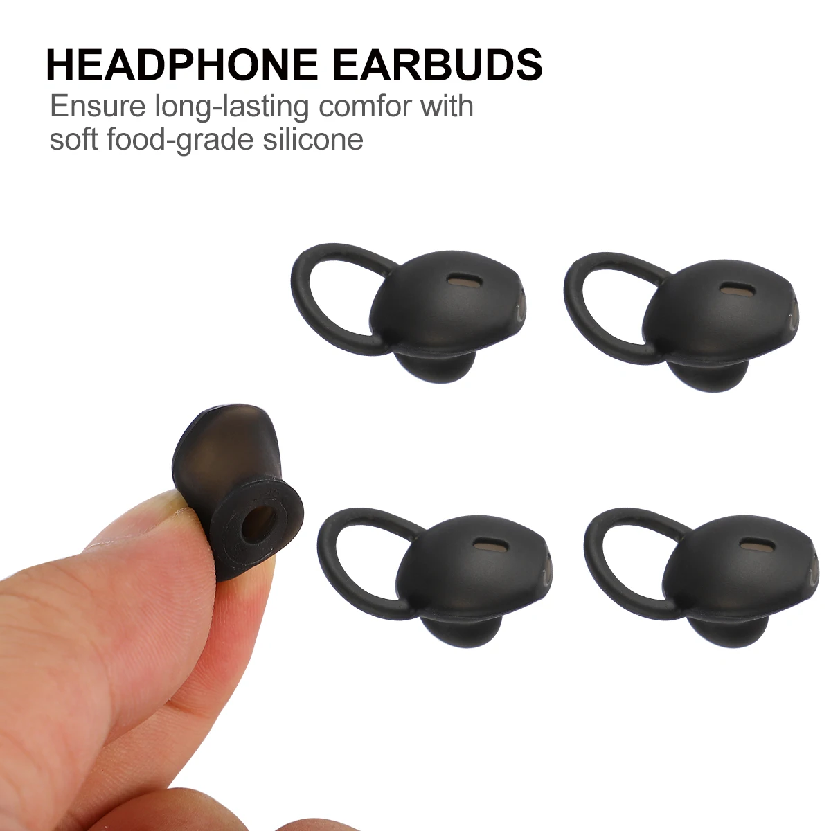 

4pcs Earphone Caps Silicone Sleep Plugs Clean Replace Old Gift Daily Use Hunting Accessories Earplug Cover