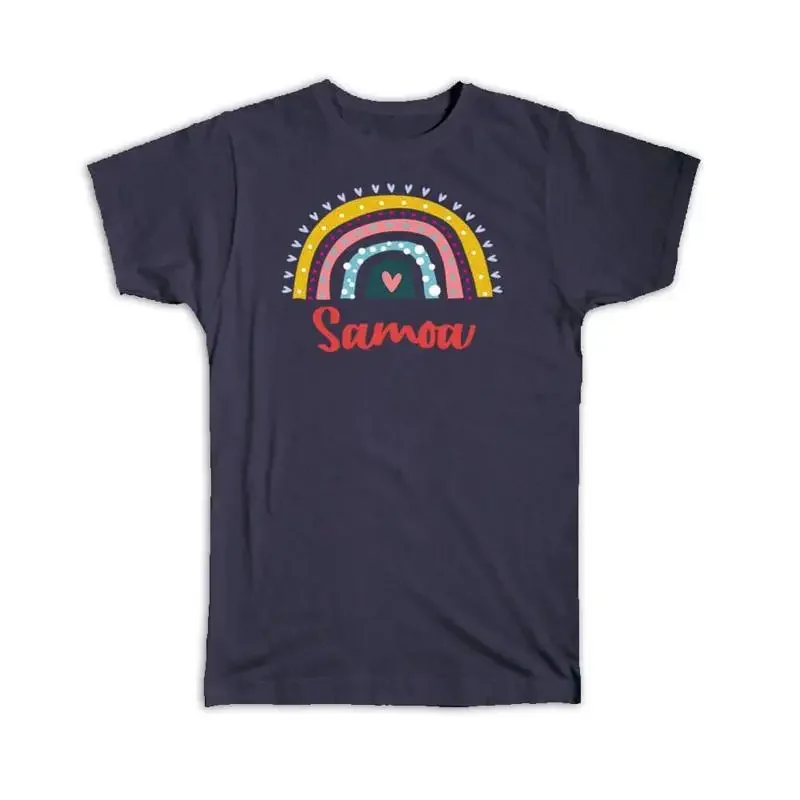 Samoa Samoan Rainbow T shirt