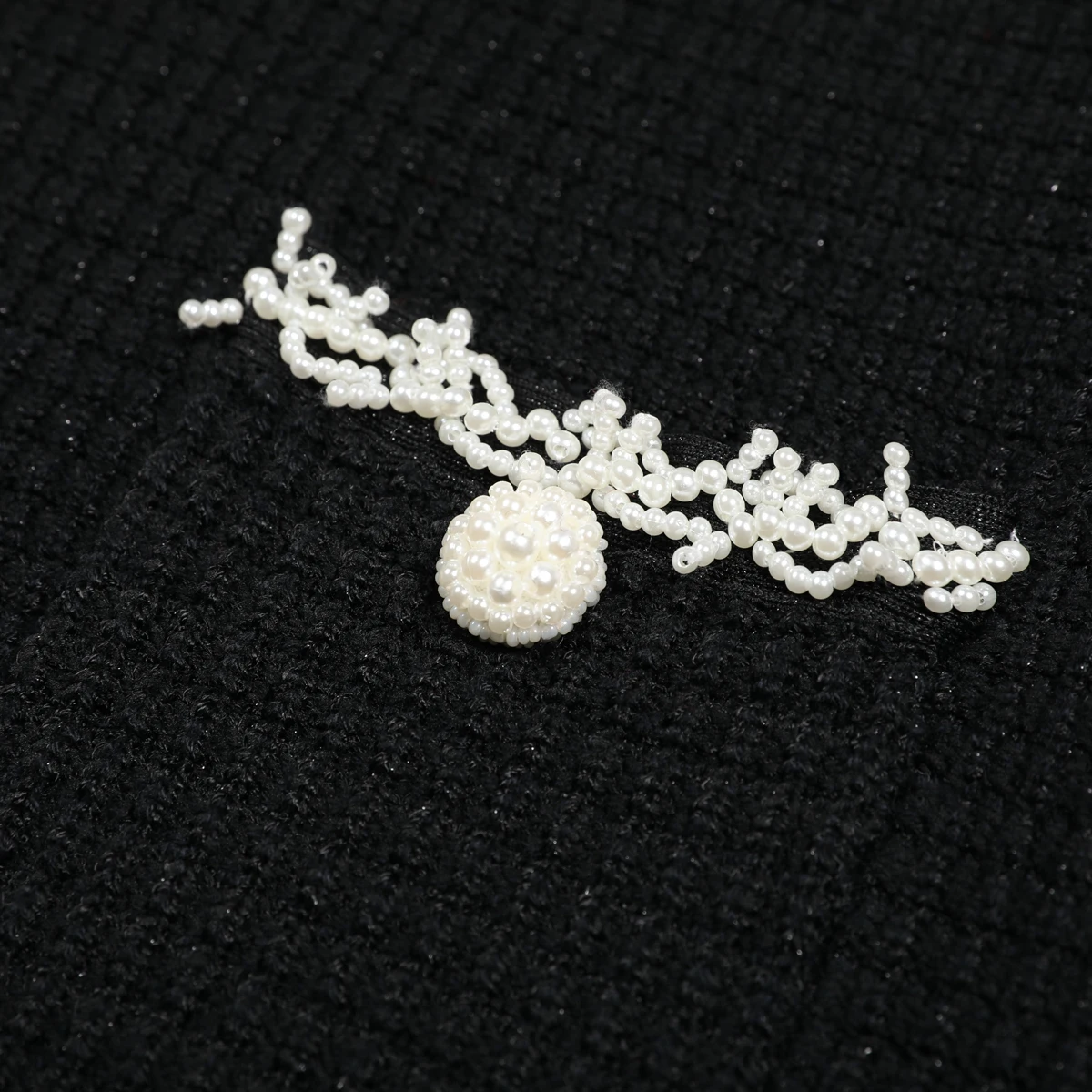 لونين عالية الجودة وعصرية جديدة مطاطا محبوك الخامس الرقبة حبة جيب بأكمام طويلة سليم صالح ذيل السمكة فستان المرأة #5