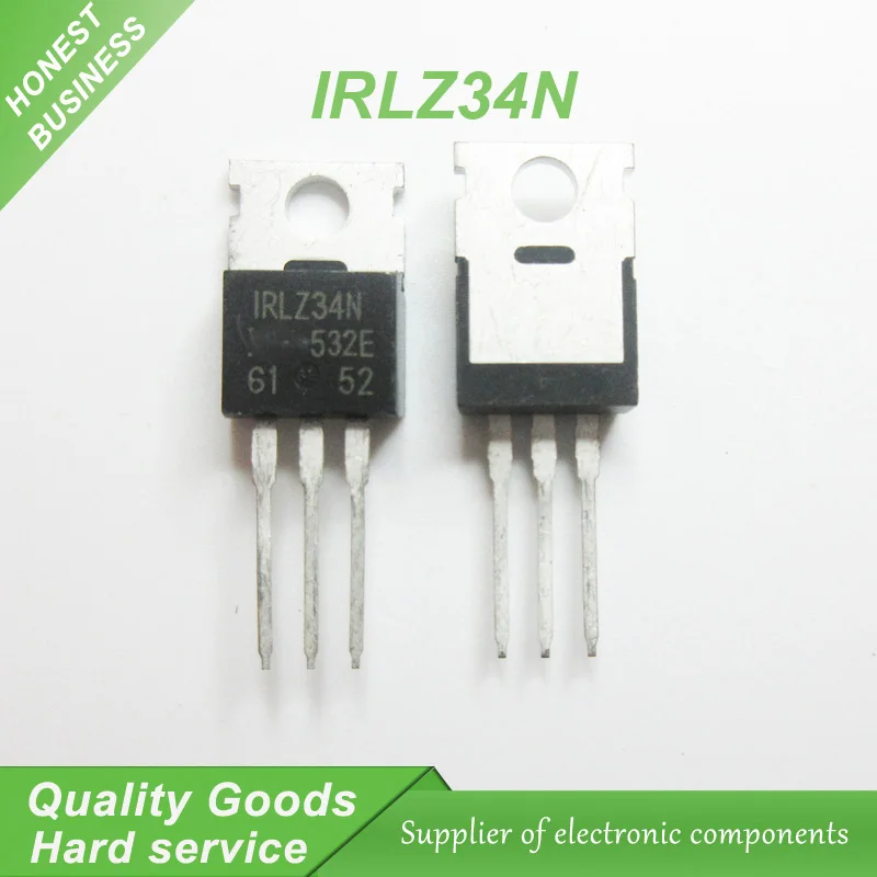 10PCS IRLZ34N IRLZ34 55V 30A TO-220 Field effect Triode new original