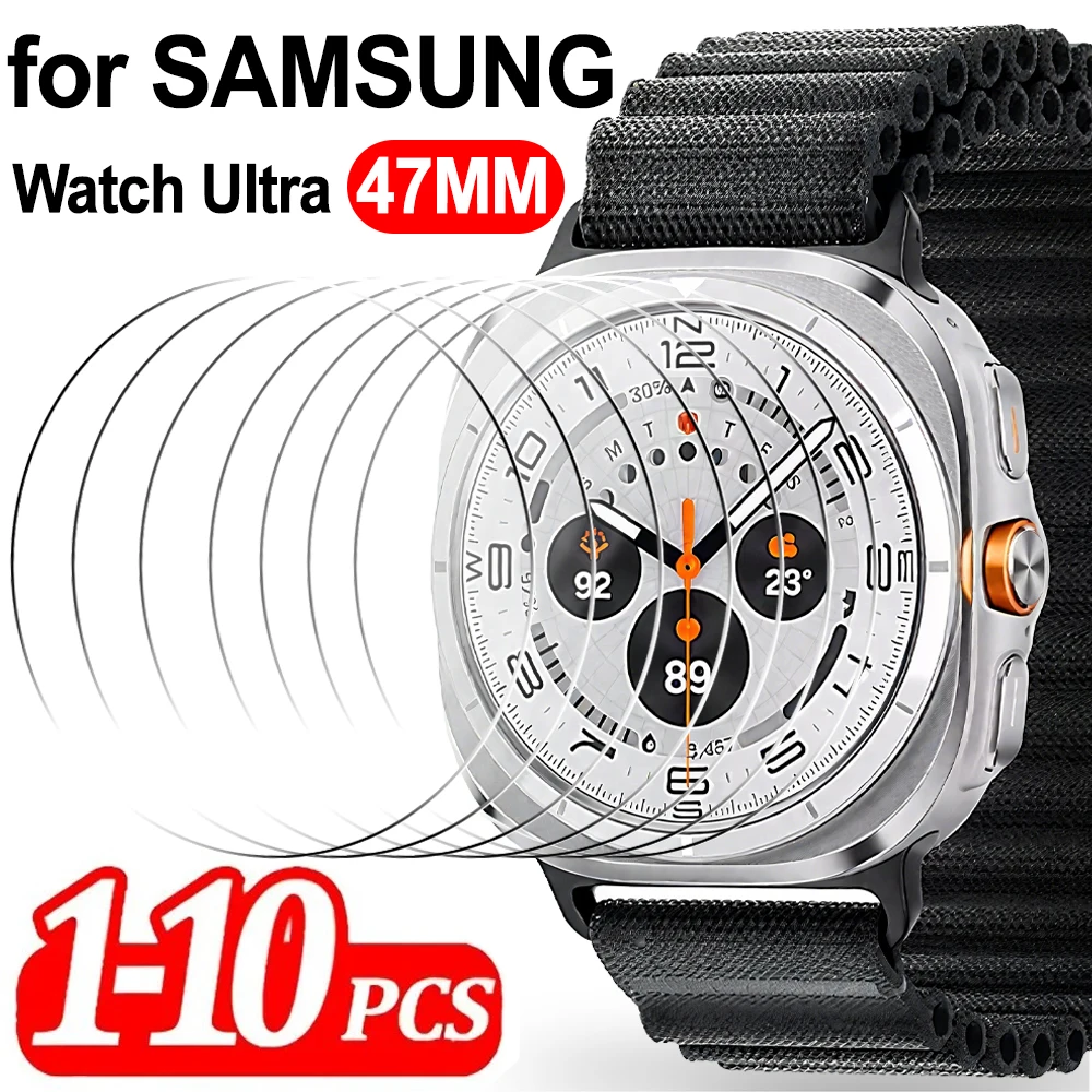 

1-10 шт. пленки из закаленного стекла для Samsung Galaxy Watch Ultra 47 мм, твердость 9H, защита от царапин для экрана Watch Ultra 2025