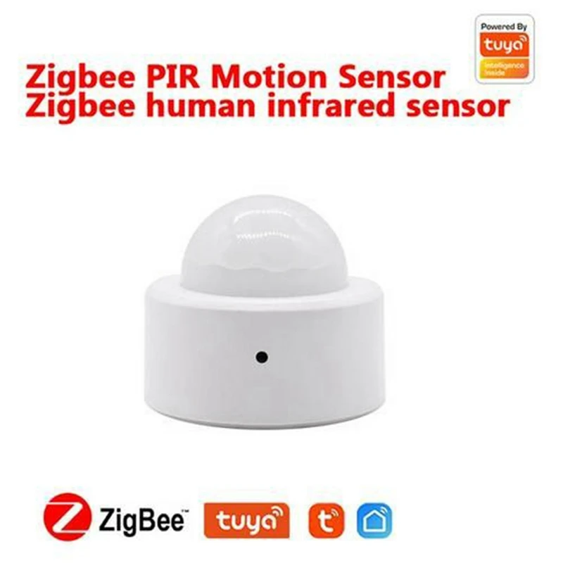 Zigbee PIR Sensor gerak Zigbee PIR, kontrol hidup pintar bekerja dengan Alexa Google Home