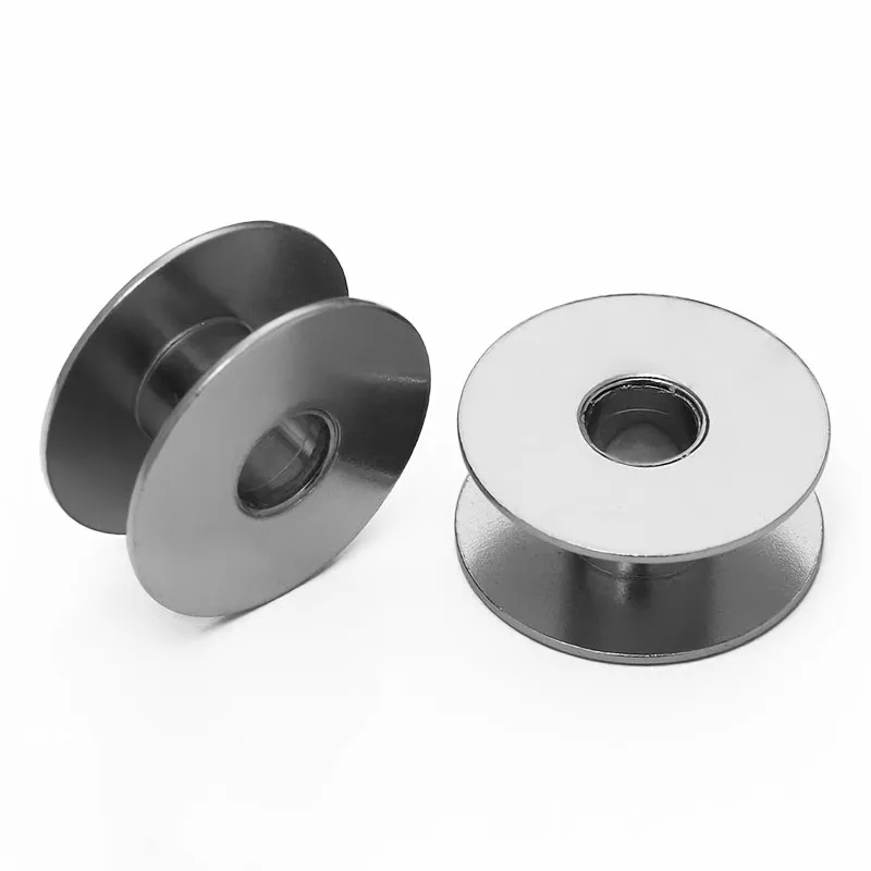 Smooth Thread Release Metal Thread Bobbins 5 pcs, perfect for Embroidery Machine, Aluminum Anti-Oxidation