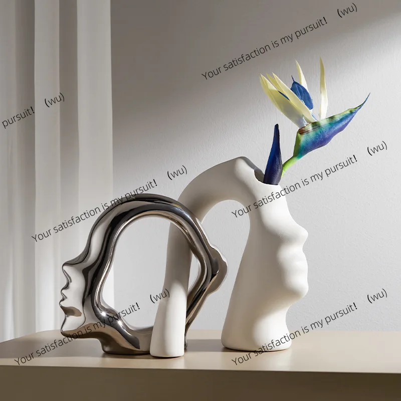 

Vase light luxury ornaments, living room furniture decorations, TV cabinets, porch