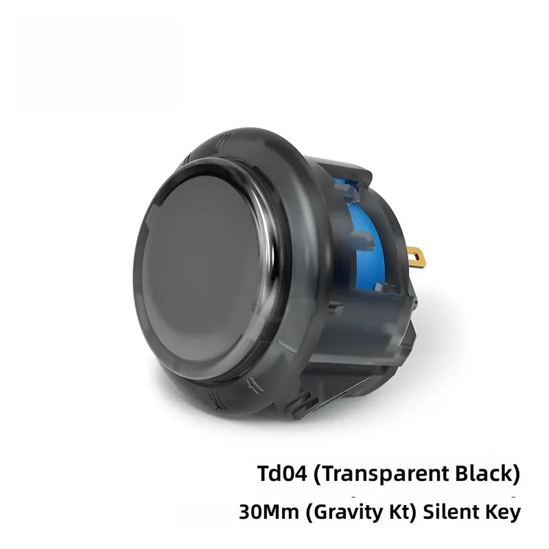 for KT Gravity Adjustable Light Medium Heavy Third Gear Mechanical Shaft Fast Mute Arcade Button 30mm 24mm