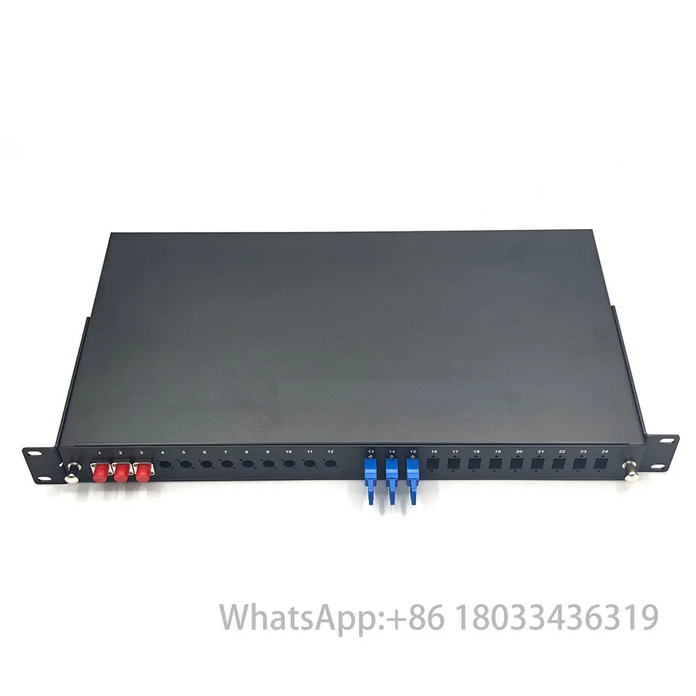 6-Port Fiber Optic Adapter with 3x FC/UPC Pigtails And Couples + 3x E2000/UPC Pigtails And Couples Multimode 50/125