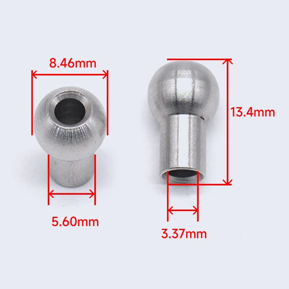 Gym Pulley Machine Cable Eye Connector 5pcs Set With Wire Rope Port Joint Stopper For 5mm Diameter Steel Cable Applications