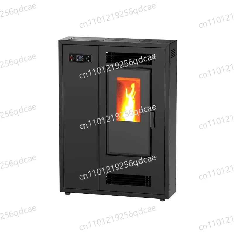 

KM0802E Modern WiFi High-Efficiency Slim Smokeless Biomass Wood Pellet Stove For 2 Room Use