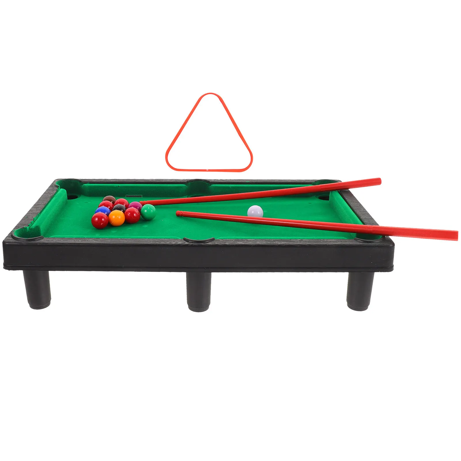 

1Set Mini Pool Table Desktop Billiard Game Home Office Desk Interactive Design for and Adults Mini Billiard