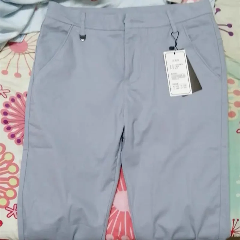 2024 Pantaloni da golf da uomo Pantaloni da tuta in cotone elastico di alta qualità Primavera Autunno Uomo Pantaloni cargo da golf Pantaloni da golf per il tempo libero d'affari 