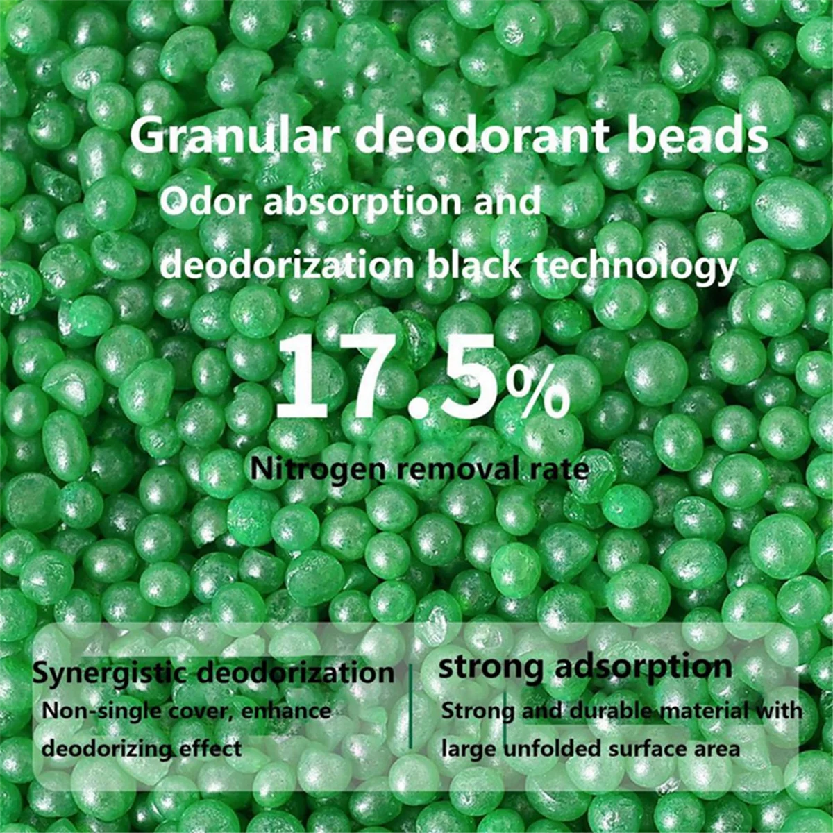 تنظيف مرحاض القطط 300 جرام، خرزة مزيل العرق لفضلات القطط، ممتص الكربون المنشط لرائحة الحيوانات الأليفة، رائحة رمل القطط - C الساخن