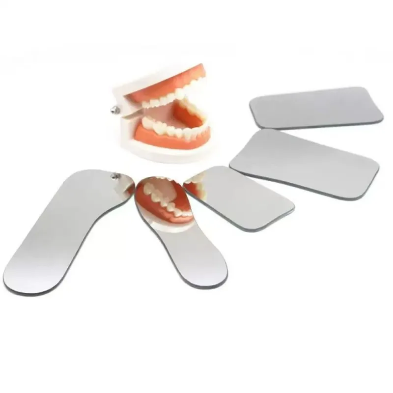 5PCS dental orthodontic material reflector glass double-sided reflector intraoral photography reflector