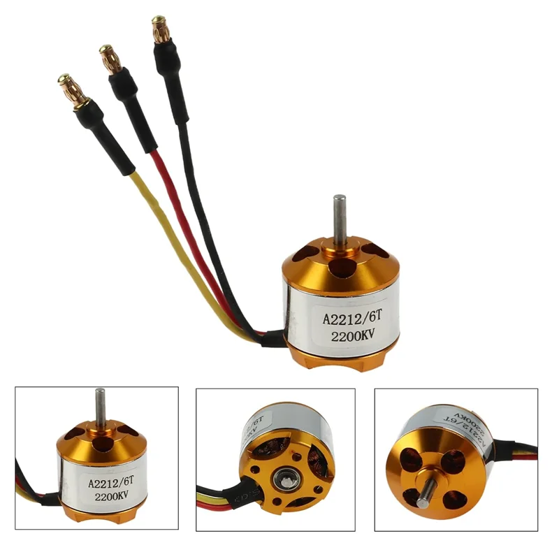 A30F-2Pack 2212 1400Kv/2200Kv محرك خارجي بدون فرشاة مع جبل 10T/6T + 30A XT60 ESC لطائرات Rc كوادكوبتر UFO سهلنا