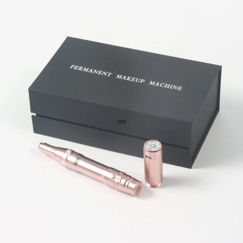 1pcs Permanent Makeup Wireless Machine Tattoo Lip Eyebrow Dermograph Tattoo Micropigmentacion Pen with Needles